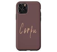 Carcasa para iPhone 11 Pro Corfú Grecia Diseño Vintage Elegante