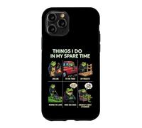 Carcasa para iPhone 11 Pro Cosas Que Hago en mi Tiempo Libre Papá Humor asando a Funny Frog