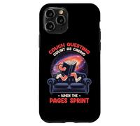 Carcasa para iPhone 11 Pro Couch QUESTING Count AS Cardio When The Pages Sprint