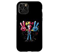 Carcasa para iPhone 11 Pro Cowboy Double Peace Retro Pop Western Personaje Gráfico