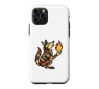 Carcasa para iPhone 11 Pro Coyote roba Fuego Leyenda nativa Americana