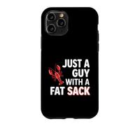 Carcasa para iPhone 11 Pro Crawfish Just A Guy with Fat Sack Cajun Seafood Crayfish