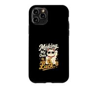 Carcasa para iPhone 11 Pro Creando Mi Propia Suerte - Gato de la Fortuna