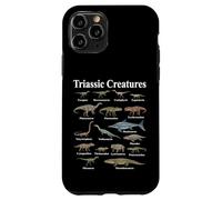 Carcasa para iPhone 11 Pro Criaturas Triásicas Primeros Reptiles Evolución Paleontología