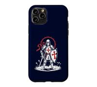 Carcasa para iPhone 11 Pro Cruzada Caballero Medieval Inglaterra Inglés San Jorge Histórico