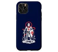 Carcasa para iPhone 11 Pro Cruzada Caballero Medieval Inglaterra Inglés San Jorge Histórico