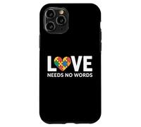 Carcasa para iPhone 11 Pro Cuore Puzzle Amore Senza Parole Consapevolezza Autismo