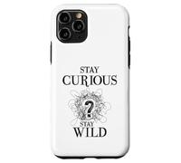 Carcasa para iPhone 11 Pro Curious Stay Wild Question Mark Scribble Inspirational Love