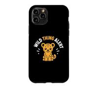 Carcasa para iPhone 11 Pro Cute Animal Leopard Quote Funny Wild Thing Alert