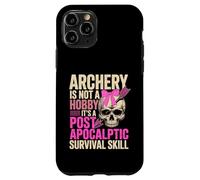 Carcasa para iPhone 11 Pro Cute Archery Girl Not A Hobby It's Post Apocalyptic Skill