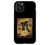Carcasa para iPhone 11 Pro Cute Cat Eating Ramen Noodles Funny Japan Kawaii Cats