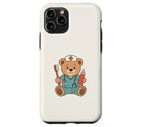 Carcasa para iPhone 11 Pro Cute Dental Nurse Teddy Bear Student Dentist Office Staff