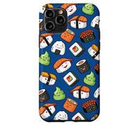 Carcasa para iPhone 11 Pro Cute Kawaii Kids Womens Girls Cartoon Pattern Sushi Lover
