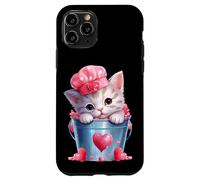 Carcasa para iPhone 11 Pro Cute Valentines Cat Mom Graphic For Girls Who Loves Cats