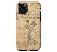 Carcasa para iPhone 11 Pro Cute Vintage Wild Flower Motif Antique Fairycore Aesthetic
