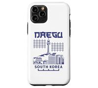 Carcasa para iPhone 11 Pro Daegu Vacation Holiday Bandera de Corea del Sur
