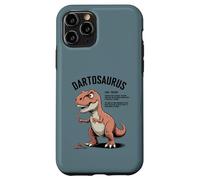 Carcasa para iPhone 11 Pro Darts Dinosaur Darts Jugador de Dardos Trex Lanzador de Dardos