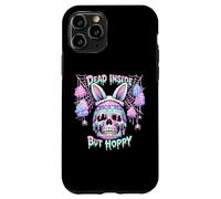 Carcasa para iPhone 11 Pro Dead Inside But Hoppy Skull Bunny Pastel Goth Easter
