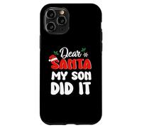 Carcasa para iPhone 11 Pro Dear Santa My Son Did It Family Matching Christmas