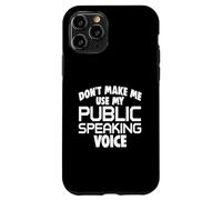 Carcasa para iPhone 11 Pro Debate Divertido de Voz para Hablar en público