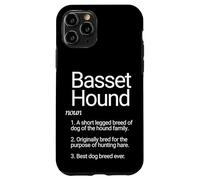 Carcasa para iPhone 11 Pro Definición de Perro Basset Hound