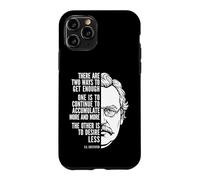 Carcasa para iPhone 11 Pro Desire Less Cita G.K. Chesterton Filosofía Sabiduría
