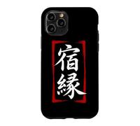 Carcasa para iPhone 11 Pro Destino Kanji Caligrafía Japón Símbolo Arte Tradicional