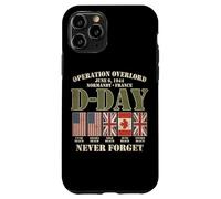 Carcasa para iPhone 11 Pro Día D 6 de Junio de 1944 Normandía Francia Nunca Olvides Que se desvaneció