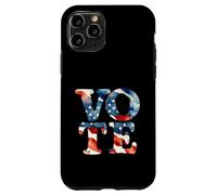 Carcasa para iPhone 11 Pro Día de Las Elecciones EE.UU. Votante Acuarela Votar Democracia América