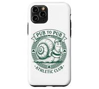 Carcasa para iPhone 11 Pro Día de San Patricio Irish Snail Pub To Pub Slow & Steady