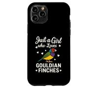 Carcasa para iPhone 11 Pro Diamante de Gould Just a Girl Who Loves Gouldian Finch