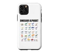 Carcasa para iPhone 11 Pro Dinosaur Alphabet Dinosaurios con Nombres Lámina