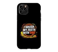 Carcasa para iPhone 11 Pro Dirt Bike Motocross I Brush My Teeth with Dirt