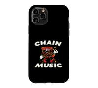 Carcasa para iPhone 11 Pro Disc Golf Chain Music Retro Basket Mascot