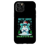 Carcasa para iPhone 11 Pro Diseño Arctic Gamer Pixel Art Retro 8-bit Winter Geek