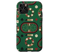 Carcasa para iPhone 11 Pro Diseño de Estrategia de Mesa de póquer con Elementos clásicos de Casino