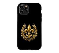 Carcasa para iPhone 11 Pro Diseño de laureles de Flor de lis con símbolo heráldico Real