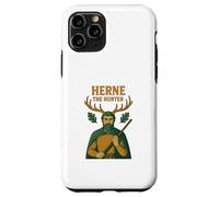 Carcasa para iPhone 11 Pro Diseño folclórico de Herne The Hunter English Woodland Spirit