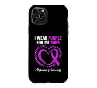 Carcasa para iPhone 11 Pro Diseño I Wear Purple For My Mom - Concientización sobre el Alzheimer
