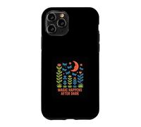 Carcasa para iPhone 11 Pro Diseño Magic Happens After Dark Moon & Flowers