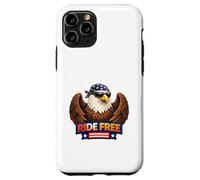 Carcasa para iPhone 11 Pro Diseño Patriotic Eagle Biker Freedom American Spirit
