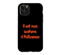 Carcasa para iPhone 11 Pro Disfraz de Cest Mon d Halloween francés Humor de Halloween