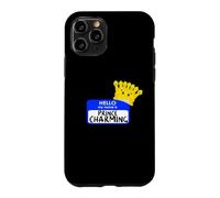 Carcasa para iPhone 11 Pro Disfraz de Halloween fácil con Texto en inglés «My Name Is Prince»