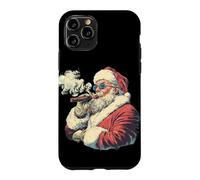 Carcasa para iPhone 11 Pro Disfraz de Papá Noel Rico con cigarro para los Amantes de los Puros