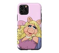 Carcasa para iPhone 11 Pro Disney The Muppets Miss Piggy Big Face Pink