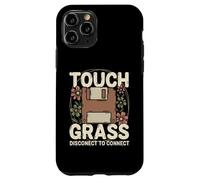 Carcasa para iPhone 11 Pro Disquete Retro Touch Grass Disconnect para conectar