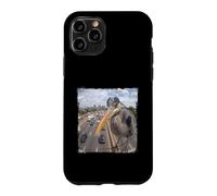 Carcasa para iPhone 11 Pro Divertida Cámara Tráfico Autopista Garza Azulada