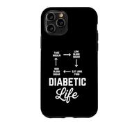 Carcasa para iPhone 11 Pro Divertida Tabla de Estilo de Vida de Diabetic Life para diabéticos Fun Wear