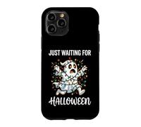 Carcasa para iPhone 11 Pro Divertidas Luces de Navidad Fantasmas Esperando Halloween