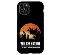 Carcasa para iPhone 11 Pro Divertido Caza Ves Naturaleza No Veo Nagging Esposa